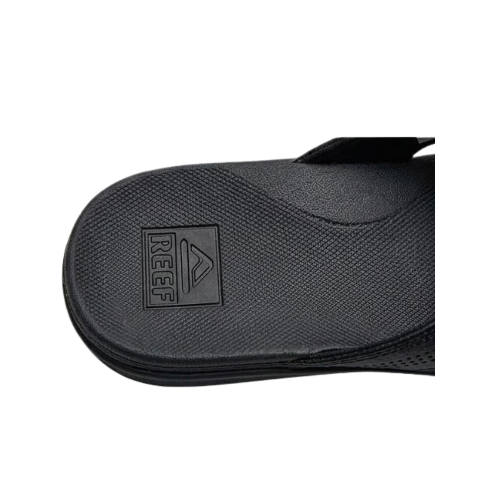 REEF Cushion Lux Men's Ultra Soft Cushion Premium Leather Strap Black