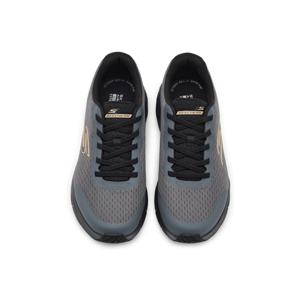 Skechers Men's Glide Step Vortex Avalin Sneaker, Charcoal