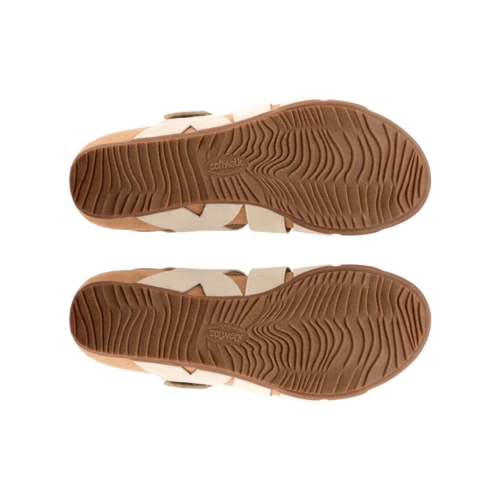 SoftWalk Burnaby Fisherman Sandal Comfortable Women's Sandals - Ivory