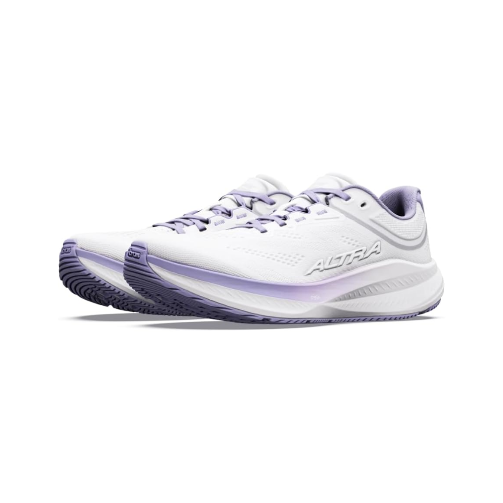 ALTRA Women's Torin 9 Road Running Shoe - White/White/Wisteria