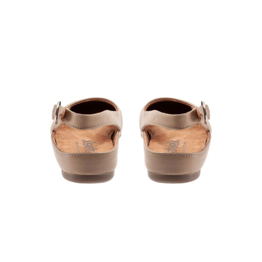 Softwalk Sandy Slingback Flat Women's Shoes - Taupe