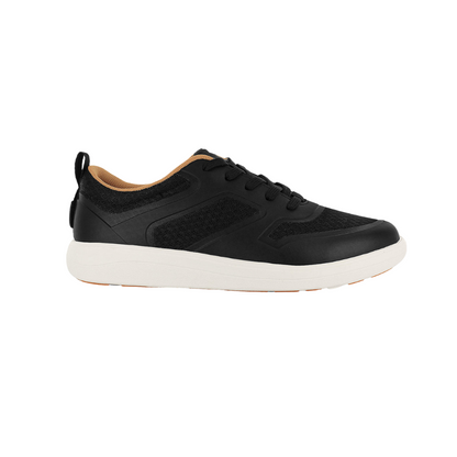 Strive Dash Womens Black Comfort Sneakers Arch Support 25045BKW