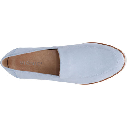 Vionic Kensley Women’s Loafers Skyway Blue Comfortable Slip-On Shoes