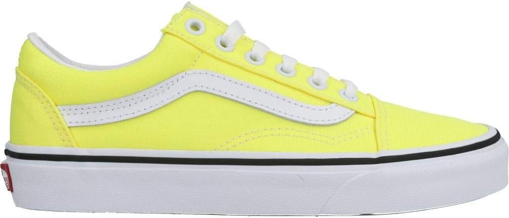 Vans Old Skool VN0A4U3BWT Men's Athletic Sneaker Lemon Tonic True White