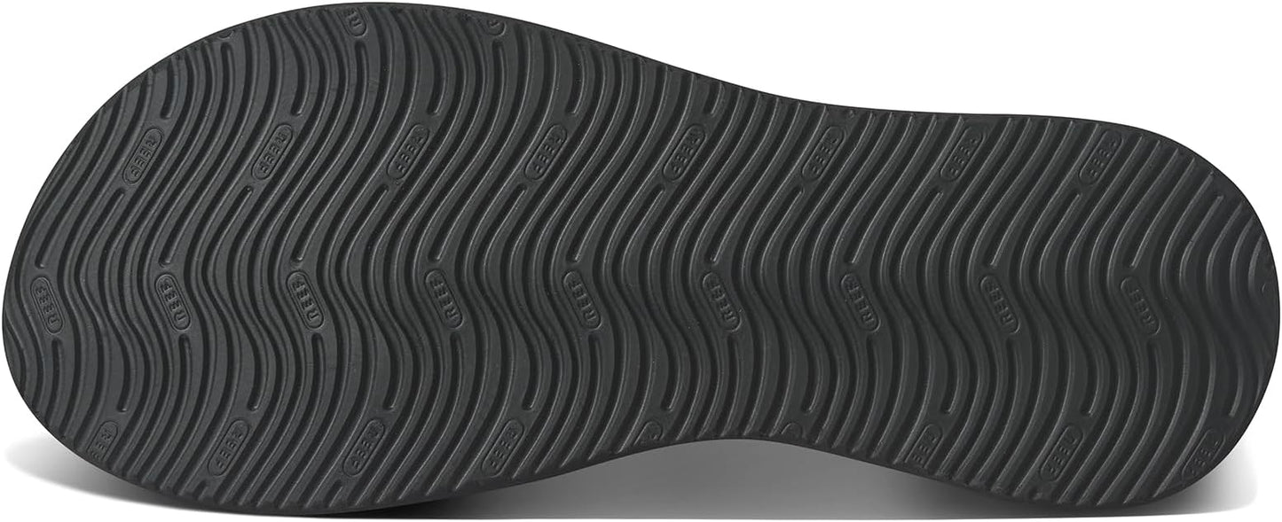 REEF Men's Cushion Phantom 2.0 Ultra Soft Arch Support Sandal - Black