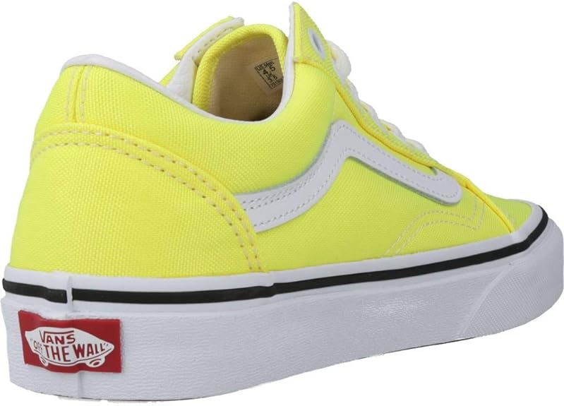 Vans Old Skool VN0A4U3BWT Men's Athletic Sneaker Lemon Tonic True White