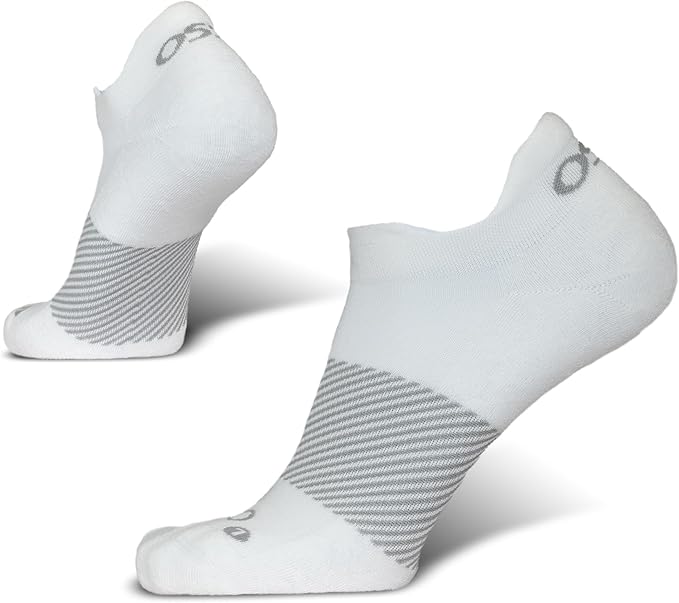 OS1st Wicked Comfort No Show Socks with light compression for maximum cushion