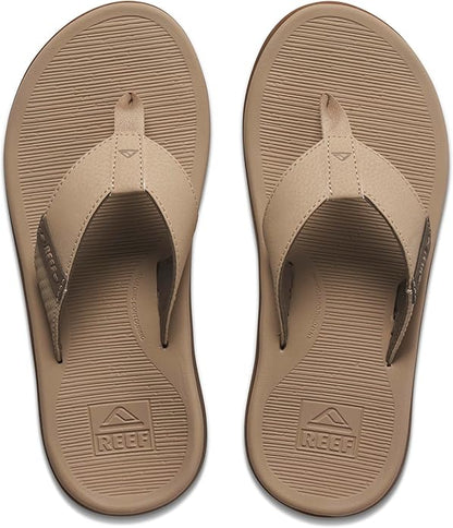 REEF Santa Ana Men's Flip Flop Sand - Water-Friendly, Arch Support, Cushioned Comfort, Non-Marking Outsole, Beach and Everyday Wear