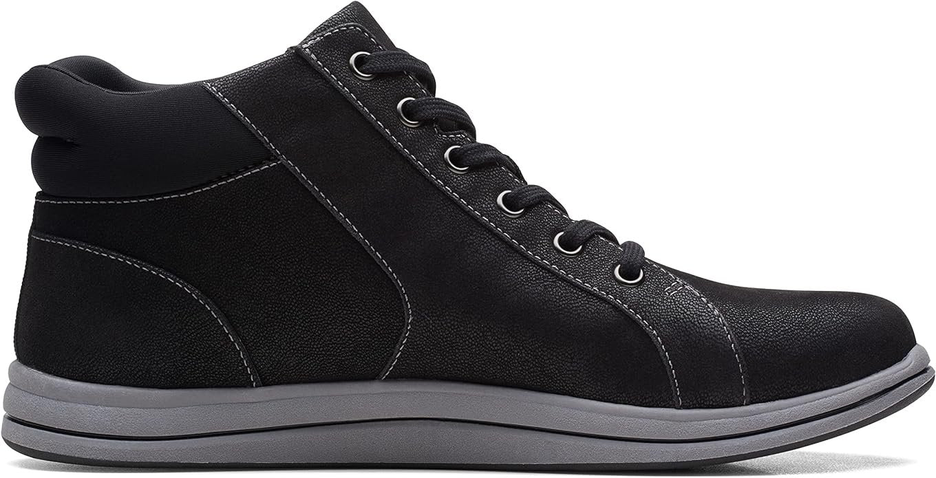Clarks Breeze Glide Womens Cloudsteppers Ankle Boot Black Zip Lace Up