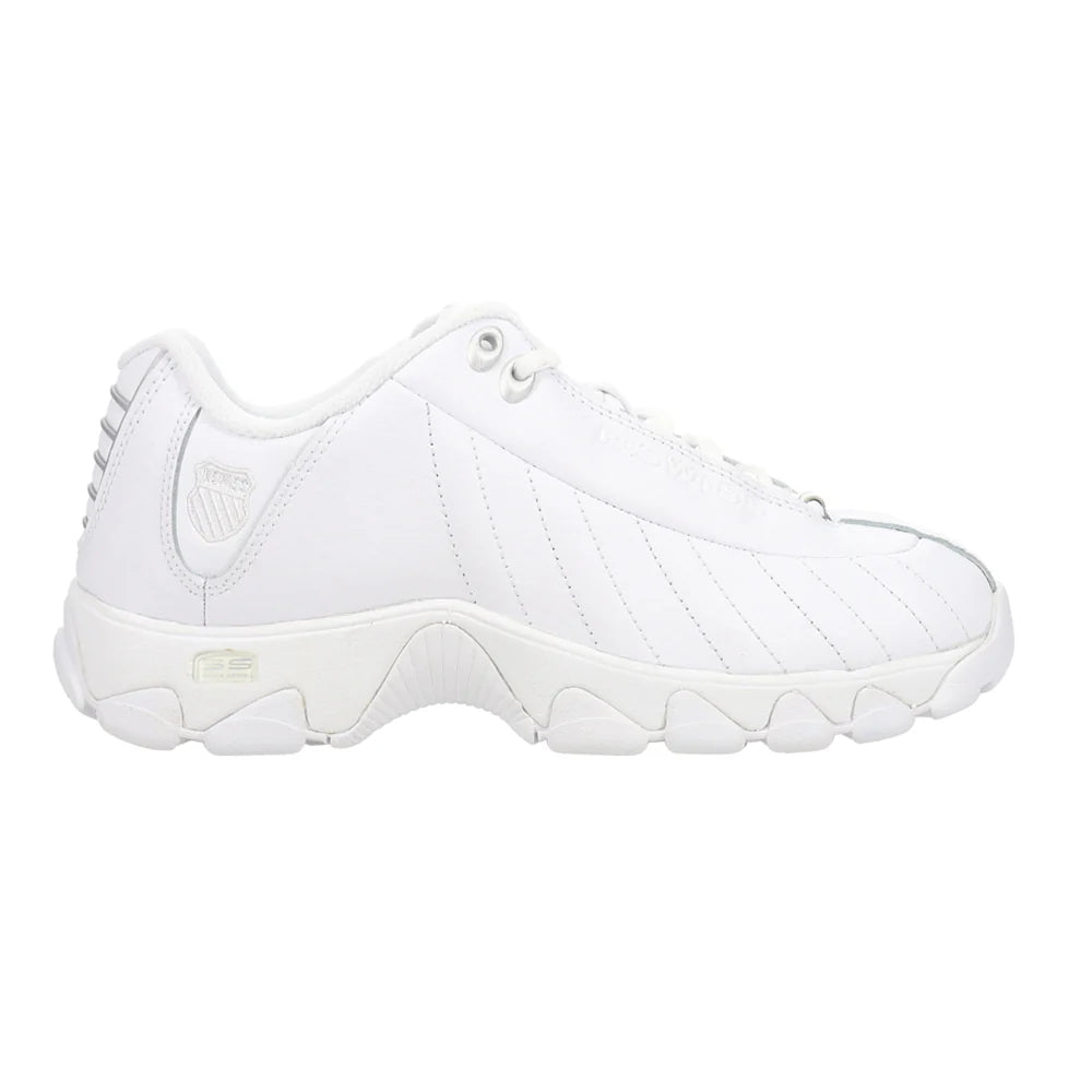 K-Swiss Women’s ST329 CMF Tennis Sneakers 93991-155 White/Silver