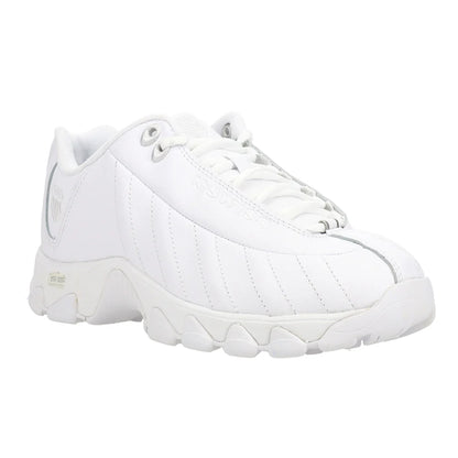 K-Swiss Women’s ST329 CMF Tennis Sneakers 93991-155 White/Silver