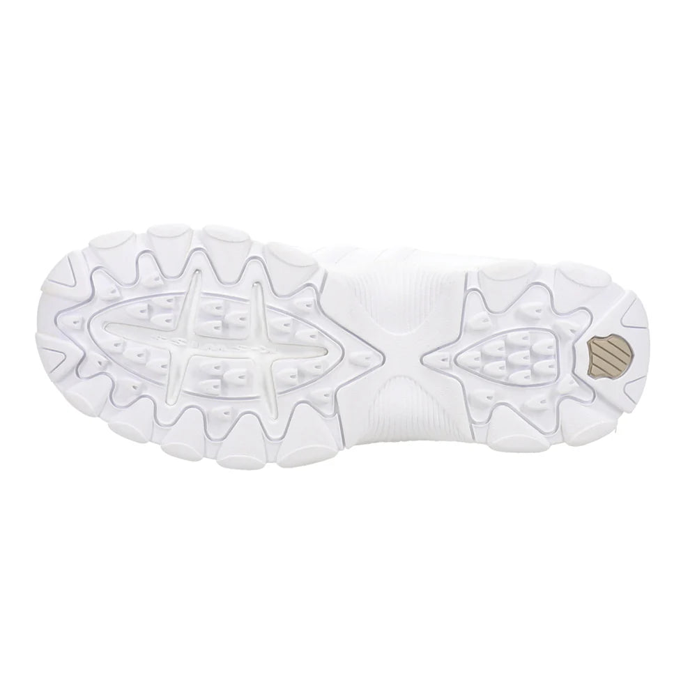 K-Swiss Women’s ST329 CMF Tennis Sneakers 93991-155 White/Silver