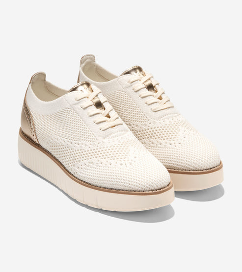 Cole Haan Women's Grand City Platform Stitchlite Oxford Sneaker - Med