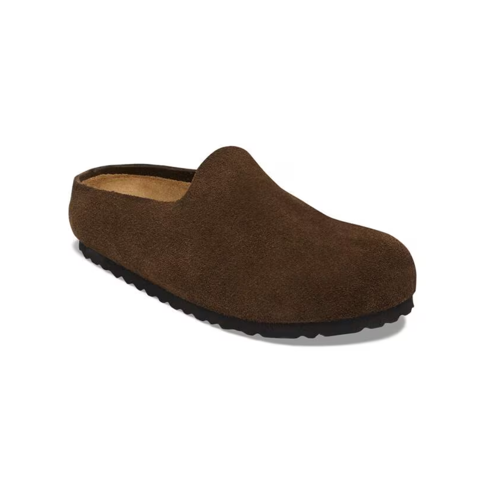 Birkenstock Amsterdam Wrapped Suede Leather Unisex Clogs Carafe