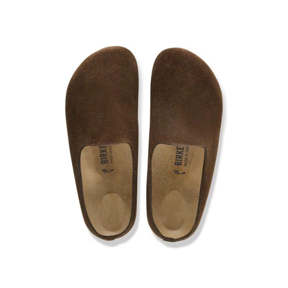 Birkenstock Amsterdam Wrapped Suede Leather Unisex Clogs Carafe