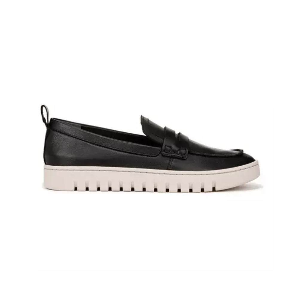 Vionic Women's Uptown Black Leather Loafers