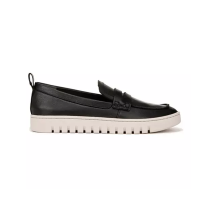 Vionic Women's Uptown Black Leather Loafers