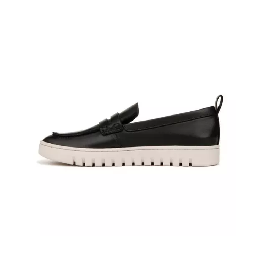 Vionic Women's Uptown Black Leather Loafers