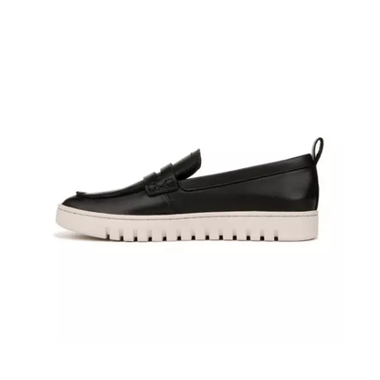 Vionic Women's Uptown Black Leather Loafers
