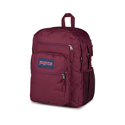 JanSport Big Student Laptop Backpack with 2 Compartments - Red Lacquer