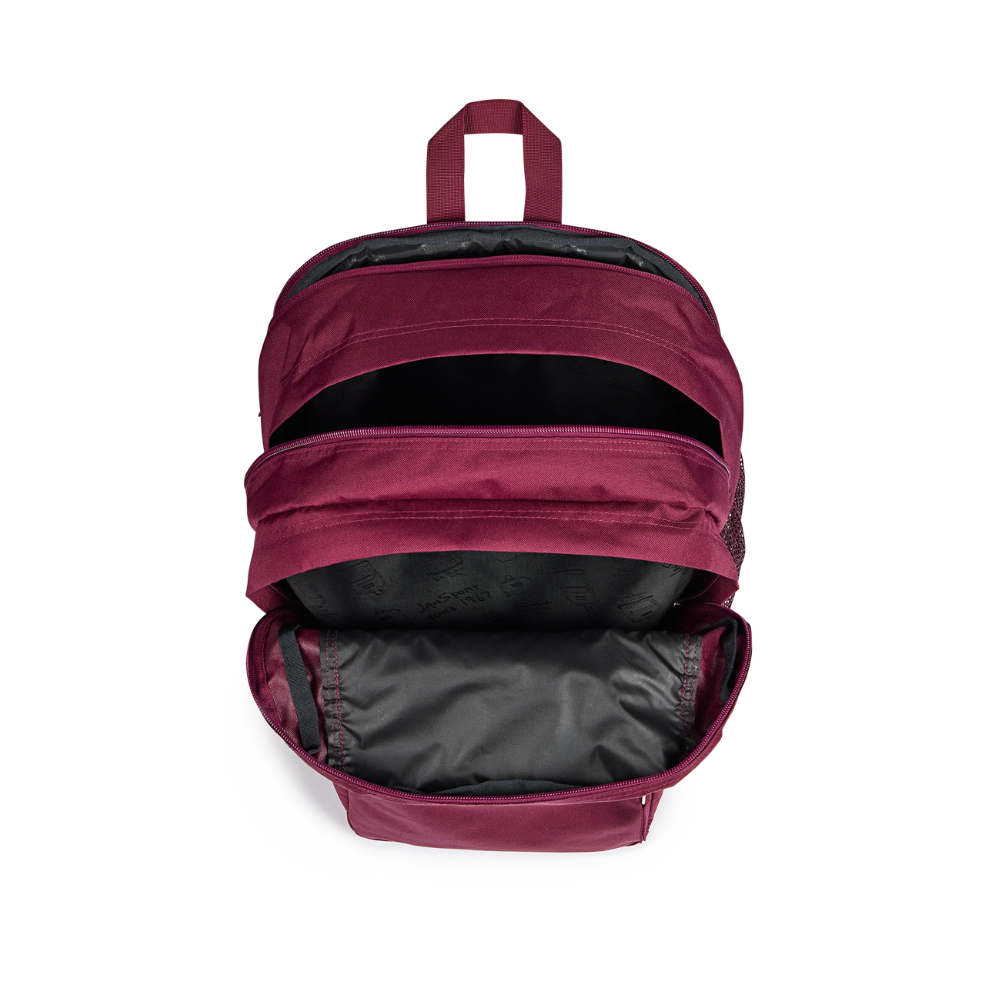 JanSport Big Student Laptop Backpack with 2 Compartments - Red Lacquer