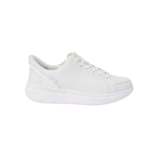 Kizik Sydney Women's Hands-Free Lightweight Leather Sneaker - White