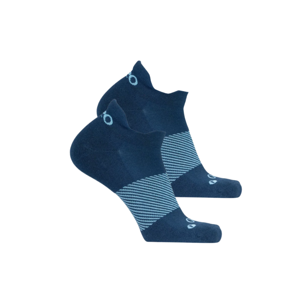 OS1st Wicked Comfort No Show Socks – Navy Cloud Cushioning