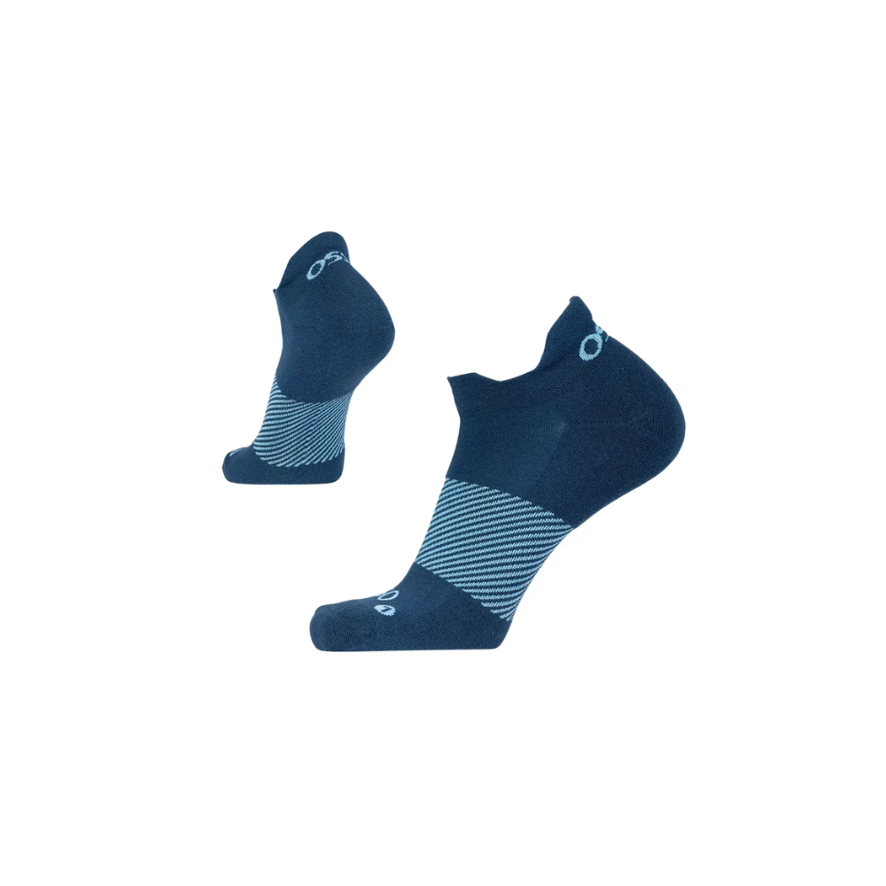 OS1st Wicked Comfort No Show Socks – Navy Cloud Cushioning