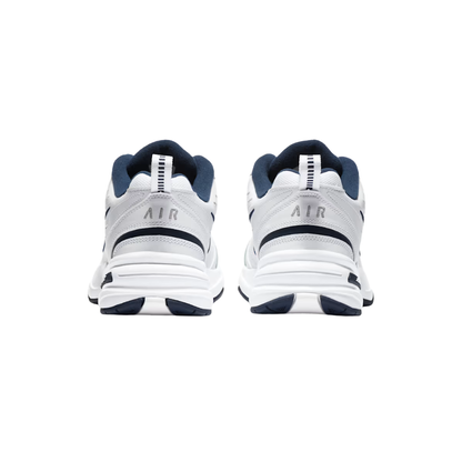 Nike Air Monarch IV Men's Workout Shoes White/Metallic Silver 415445-102