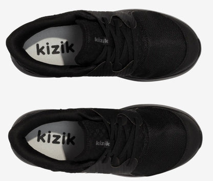 Kizik Kids’ Anaheim  Slip-On Sneakers Hands-Free  No-Tie - Black
