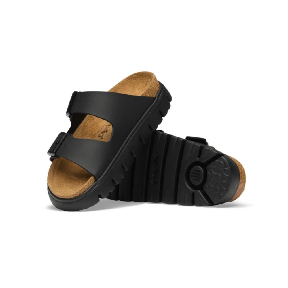 Birkenstock Women's Arizona Chunky Birko-Flor Platform Sandals Black