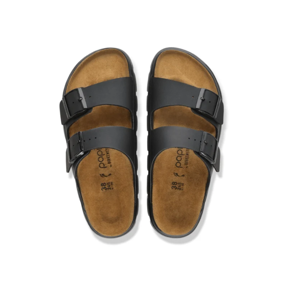 Birkenstock Women's Arizona Chunky Birko-Flor Platform Sandals Black