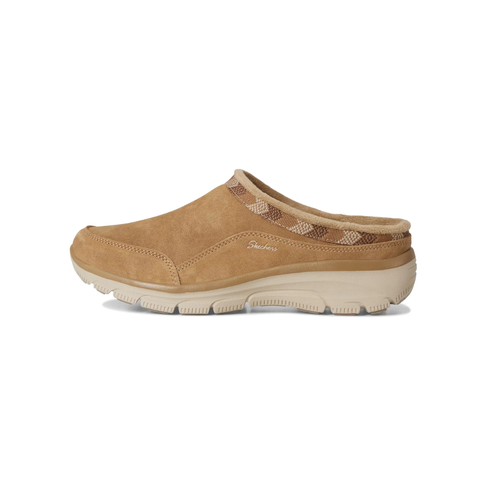 Skechers Women's Easy Going Seasonal Grace Tan Slip On Shoes Memory Foam