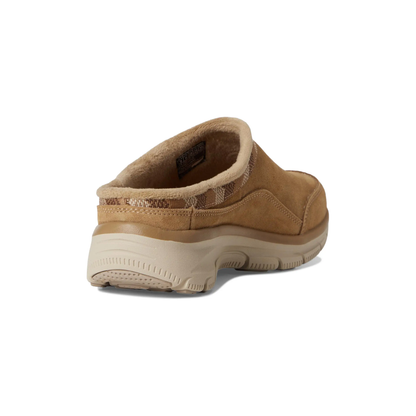 Skechers Women's Easy Going Seasonal Grace Tan Slip On Shoes Memory Foam