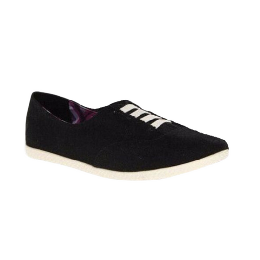 Reef Raindance Women's Comfortable Cushioned Flats, Black/White