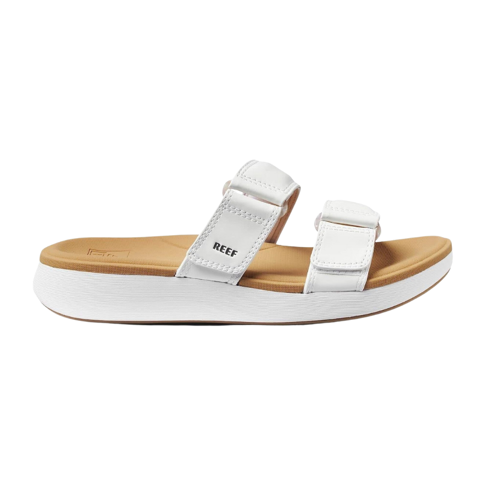 Reef Women's Cushion Cloud ROA Waterproof Sandal – White/Tan CJ0240