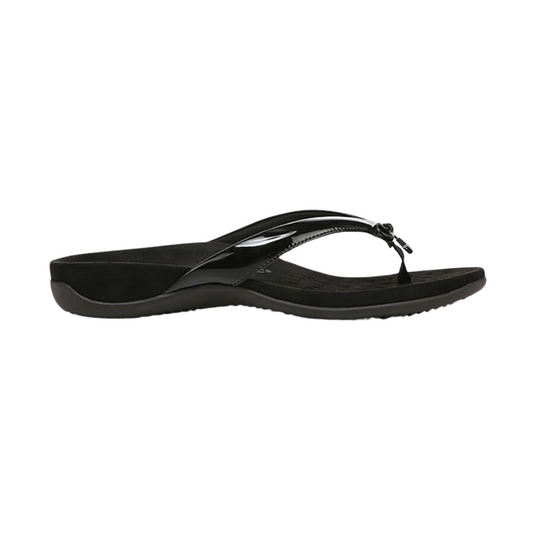 Vionic Bella Womens Toe Post Sandal Black Flip Flops 10000435001