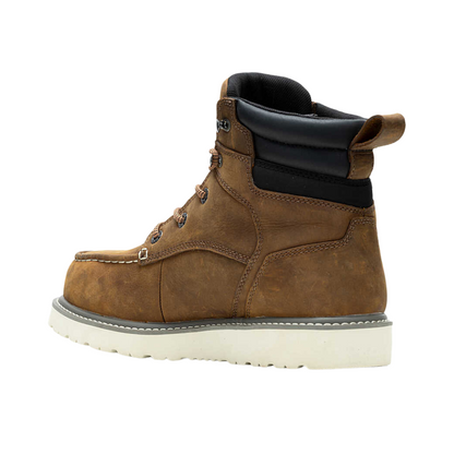 Wolverine Trade Wedge Waterproof Steel Toe 6" W231103 Work Boot – Durable, Slip-Resistant, Comfortable Safety Boot, Sudan Brown