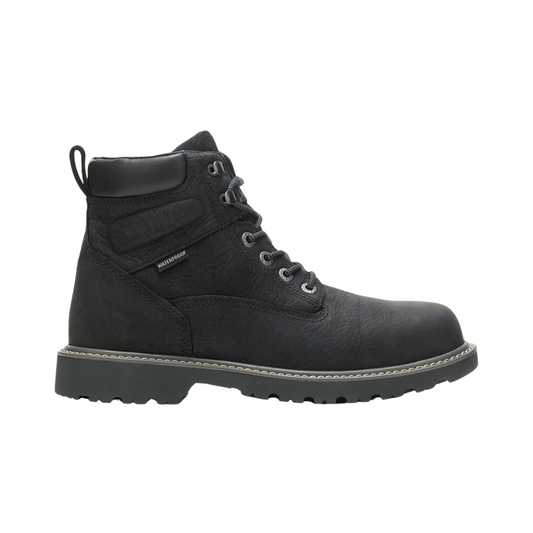 Wolverine Men’s Floorhand 6" Waterproof Soft Toe Work Boots Black W10691