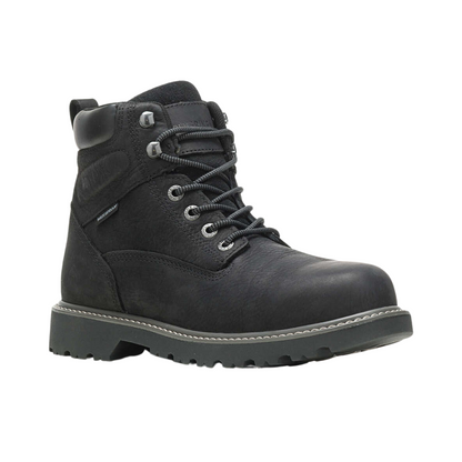 Wolverine Men’s Floorhand 6" Waterproof Soft Toe Work Boots Black W10691