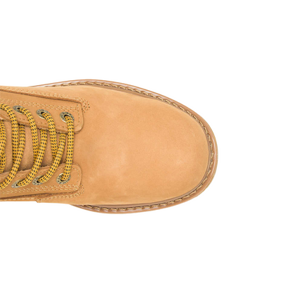 Wolverine Mens Floorhand 6" Waterproof Steel Toe Work Boots Wheat W10632