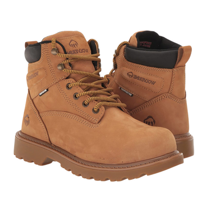 Wolverine Men’s Floorhand 6” Waterproof Steel Toe Work Boots - W221021