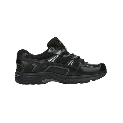 Vionic Walker Women’s Walking Shoes Black Leather | Orthotic Arch Support Comfortable Durable