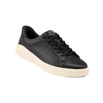 Kizik Womens Vegas 2 Black Pristine Hands Free Leather Slip On Sneakers