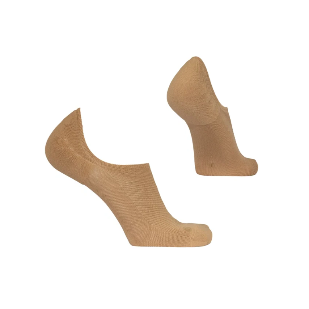 OS1st Nekkid Comfort No Show Socks Sand Unisex Featherlight Moisture Wicking