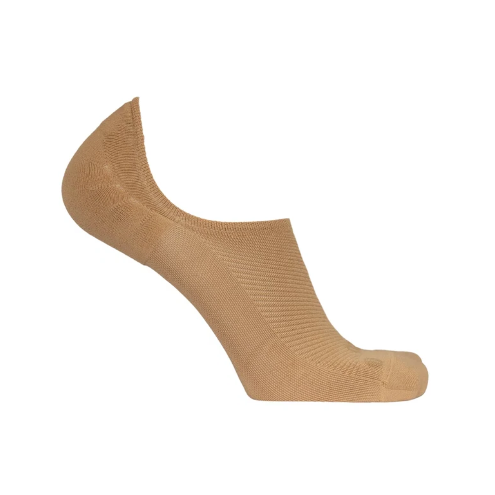 OS1st Nekkid Comfort No Show Socks Sand Unisex Featherlight Moisture Wicking