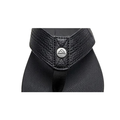 REEF Cushion Lux Men's Ultra Soft Cushion Premium Leather Strap Black