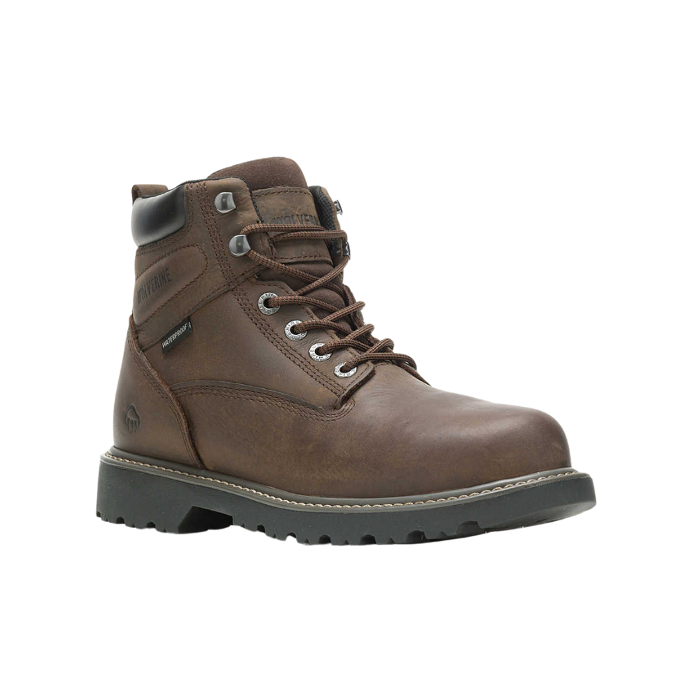 Orignal Men Wolverine Floorhand Steel Toe Waterproof Work Boot W10633 Dark Brown