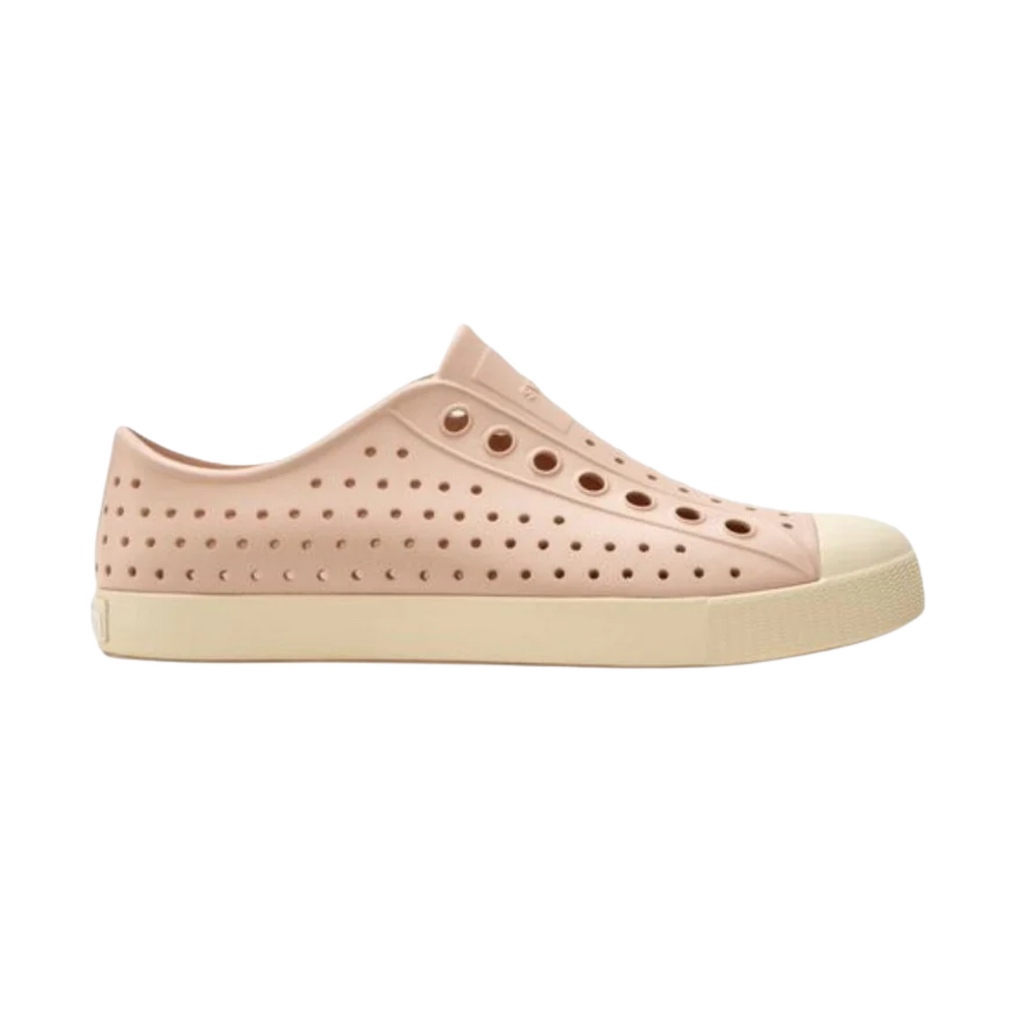 Native Jefferson Sugarlite Unisex Adult Slip‑On Sneakers Chameleon Pink Bone White EVA