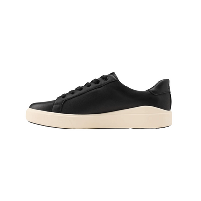 Kizik Womens Vegas 2 Black Pristine Hands Free Leather Slip On Sneakers